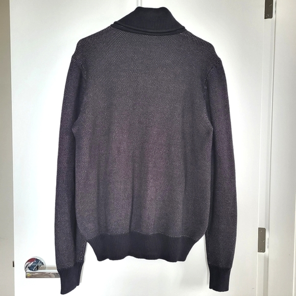 Guess Bronson Full Zip Mock Black Cotton Jacket Coat - Picture 8 of 11